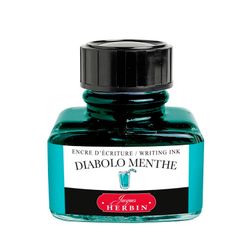 Чернила во флаконе Herbin 30 мл Diabolo menthe бирюзовые (13033T)