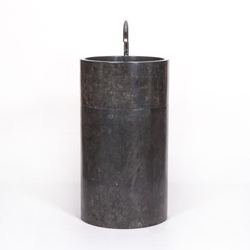 Раковина напольная из мрамора Silinder Full Polish Black MN-0398 (50*50*90 см)