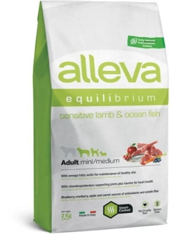 EQUILIBRIUM DOG Sensitive Корм для собак Ягненок и рыба 2кг