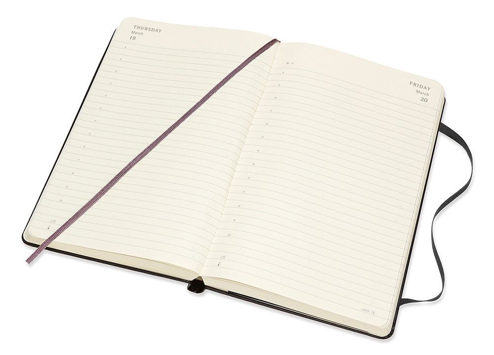 Ежедневник Moleskine Academic Daily Large 592 страницы черный (DHB18DC3)