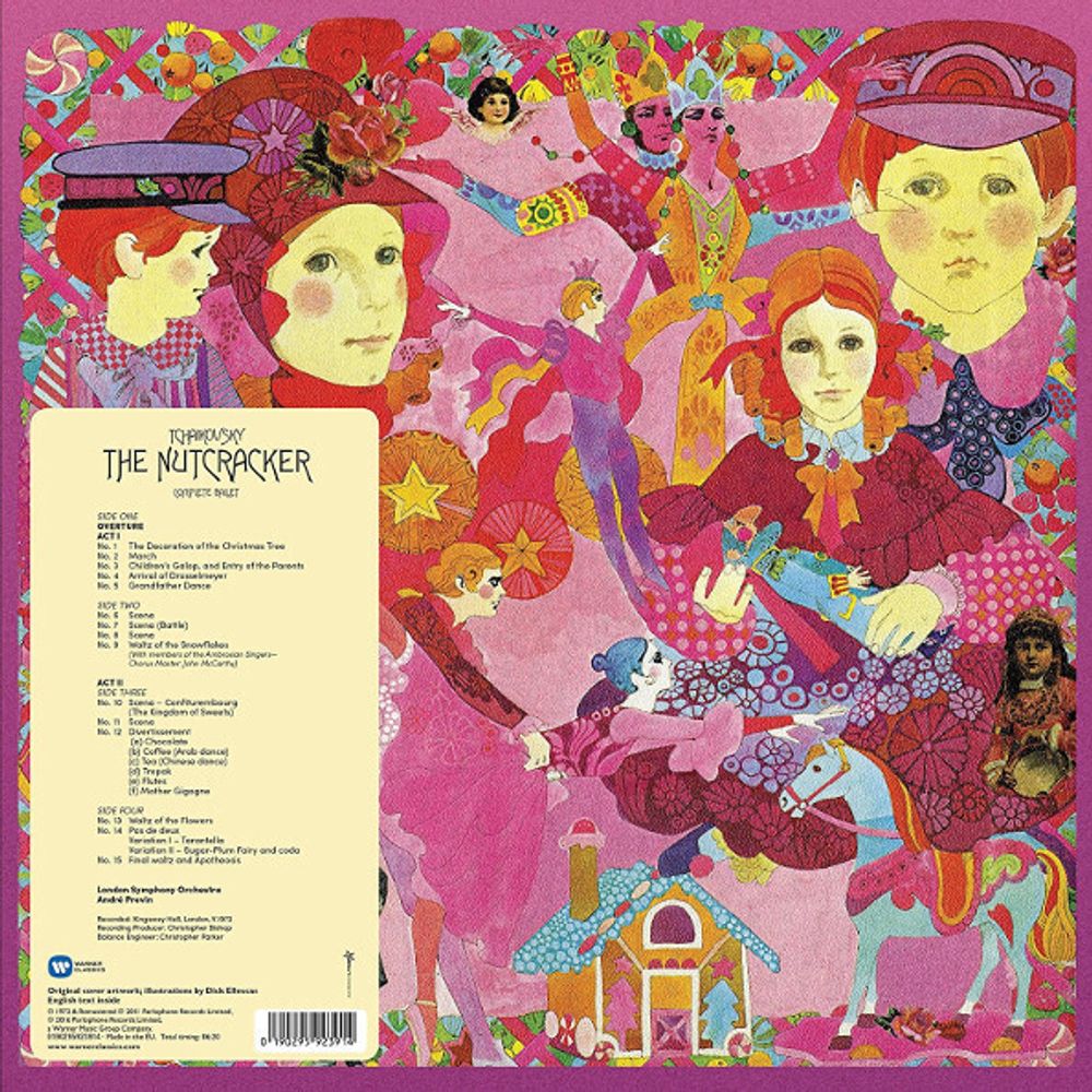 ЩЕЛКУНЧИК. Весь балет. The Nutcracker-Tchaikovsky: Andre Previn (VINYL) 2 LP П.И. Чайковский