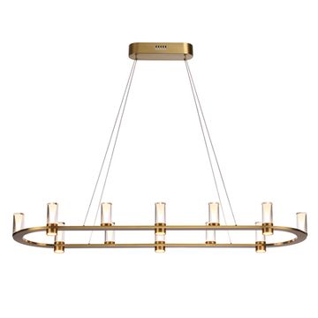 Подвесная светодиодная люстра 69W 3000K 7144/65L античная бронза DEFANCE Odeon Light