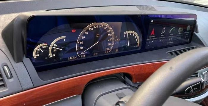Магнитола для Mercedes-Benz S-класс (W221) 2005-2013, CL (C216) - Parafar PF7121A138/128S монитор 12.3" на Android 13, Быстрая, CarPlay, 4G SIM-слот