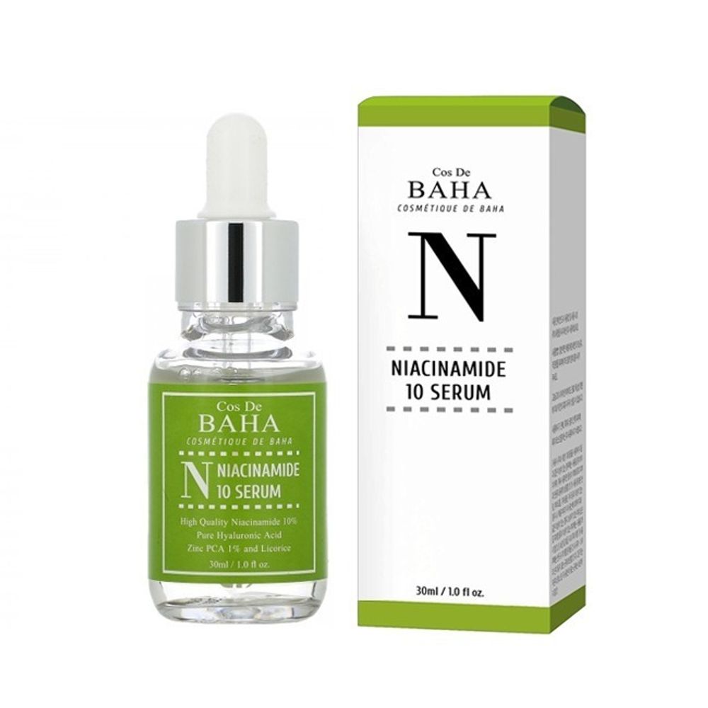Сыворотка для сужения пор Cos De BAHA Niacinamide 10 Serum 30 мл
