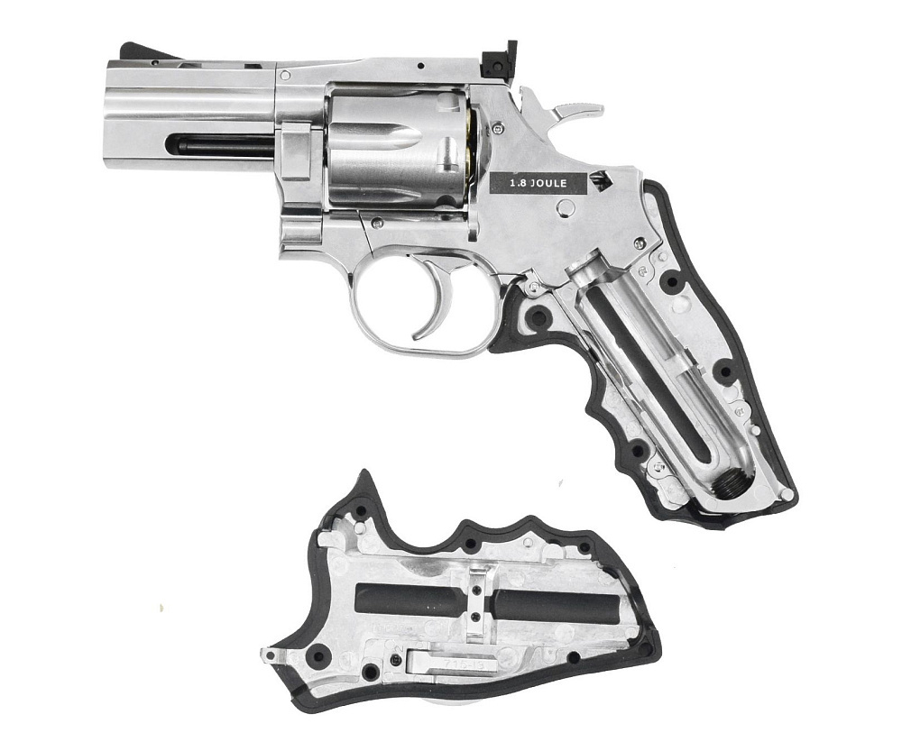 Револьвер пневматический ASG Dan Wesson 715 2.5 Silver 4.5 мм (пулевой)
