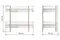 Кровать двухъярусная Ellipse Classic фронтальная лестница Белая