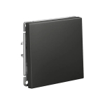 ARTGALLERY 1-клавишный ПЕРЕКЛЮЧАТЕЛЬ, сх.6, 10АХ, механизм, БАЗАЛЬТ
