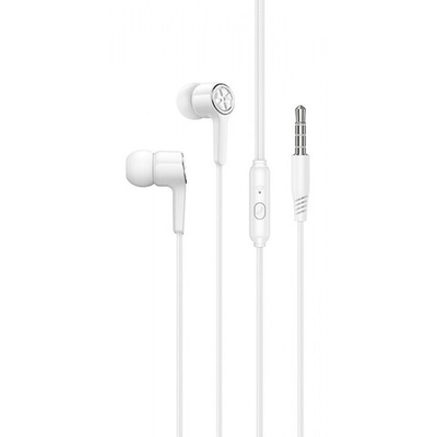 Проводные наушники Hoco M104 Gamble universal earphones with mic white