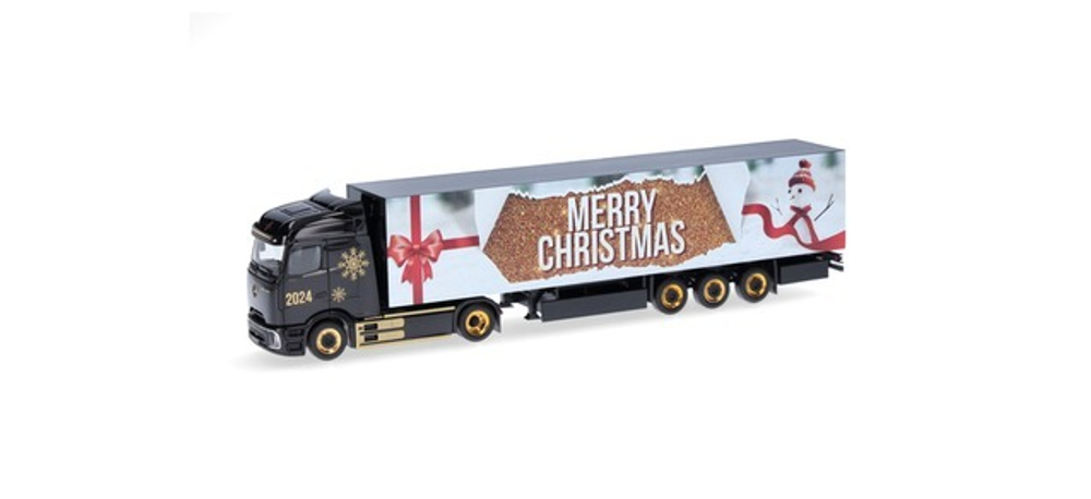Грузовик Mercedes-Benz eActros 600 Procabin пп фургон "Weihnachten 2024"