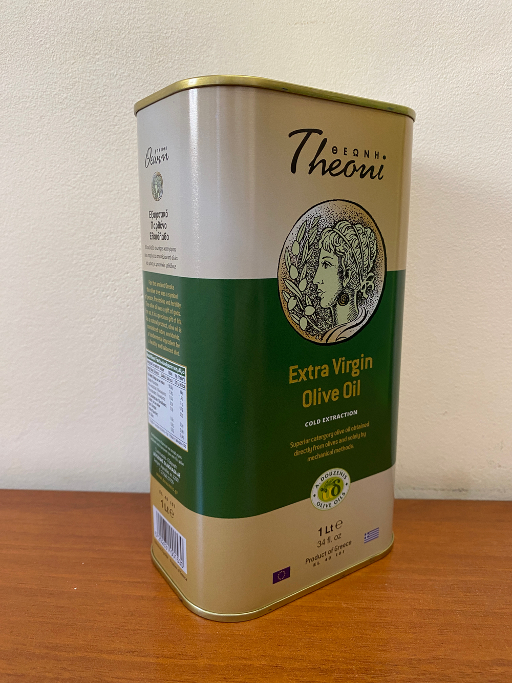 Оливковое масло Theoni, ж/б, Греция
