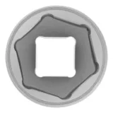 Набор торцевых головок 3/8", 6 гранные, CrV, 8-19мм, 10 штук Matrix — фото 5