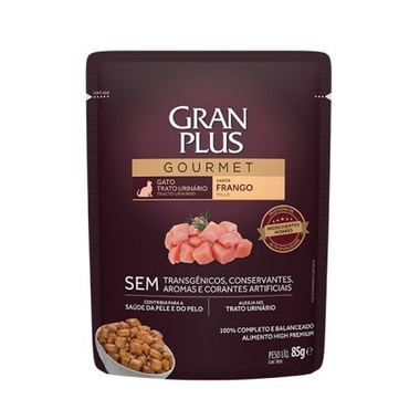 Granplus Gourmet Cat Urinary Курица пауч для кошек 85 г