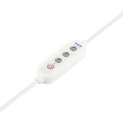 Разветвитель сетевой для линейных светильников ЭРА 4х IEC C5 3pin+timer на 4 точки с таймером 4, 8, 12H 2 м | Аксессуары для фито светильников