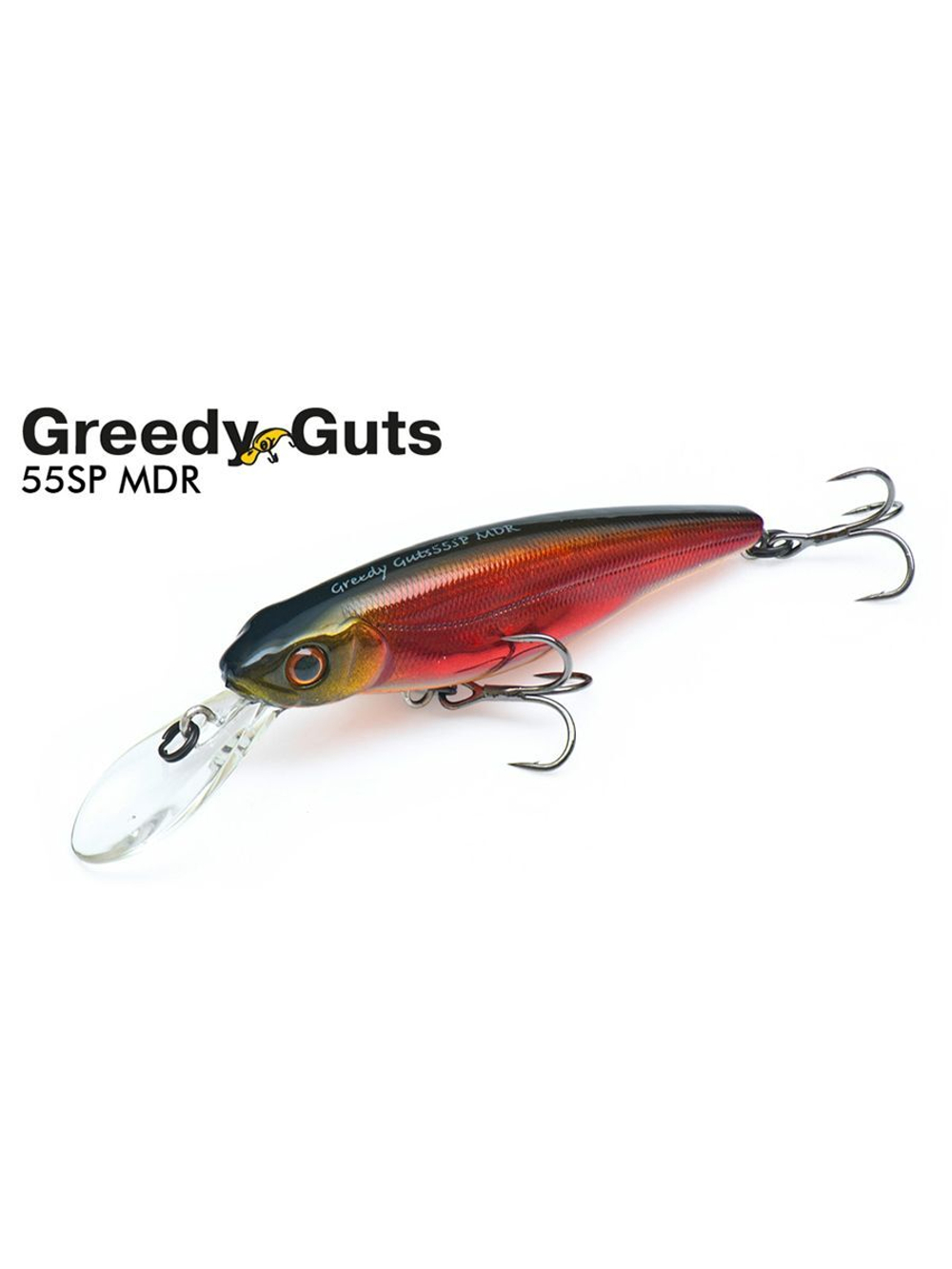 Воблер для рыбалки Pontoon21 Greedy-Guts 55SP-MDR, 55мм, 4,2 гр., 1.2-1.7 м., цвет 471
