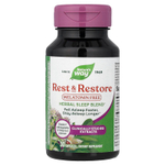 Nature's Way, Rest & Restore, без мелатонина, 30 капсул