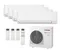 Мульти сплит-система Toshiba 4 x RAS-B07E2KVG-EE / RAS-4M27U2AVG-E