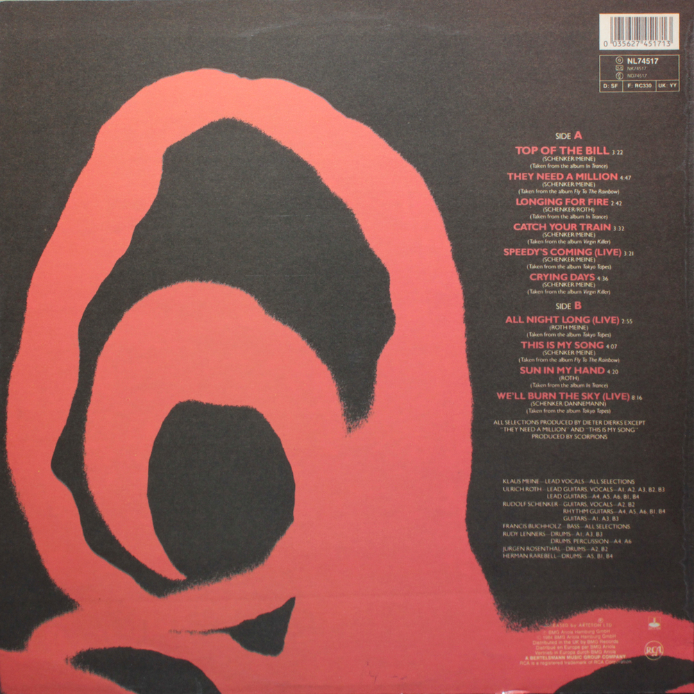 Комплект / Best Of Scorpions (2LP)