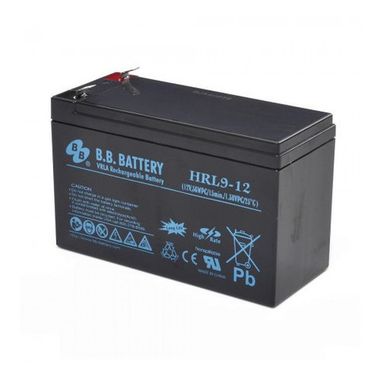 Аккумулятор для ИБП B.B.Bаttery HRL9-12  (12V 9Ah / 12В 9Ач) - фотография