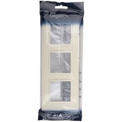 Рамка для розеток и выключателей ЭРА Elegance 14-5013-02 Classic, на 3 поста, слоновая кость | Эра Elegance