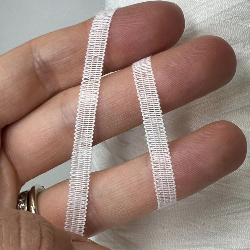 LANIFA - Stock Italy; хлопок, п/а; лента; 120м/100гр; цвет: белый; ТОЛЬКО!!! бобинки: 67, 230, 312, 336 гр