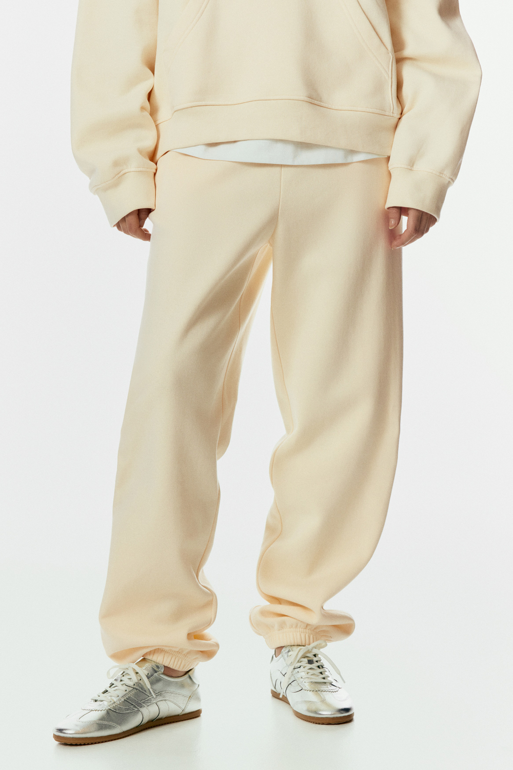 Спортивные брюки из смеси хлопка - H&M