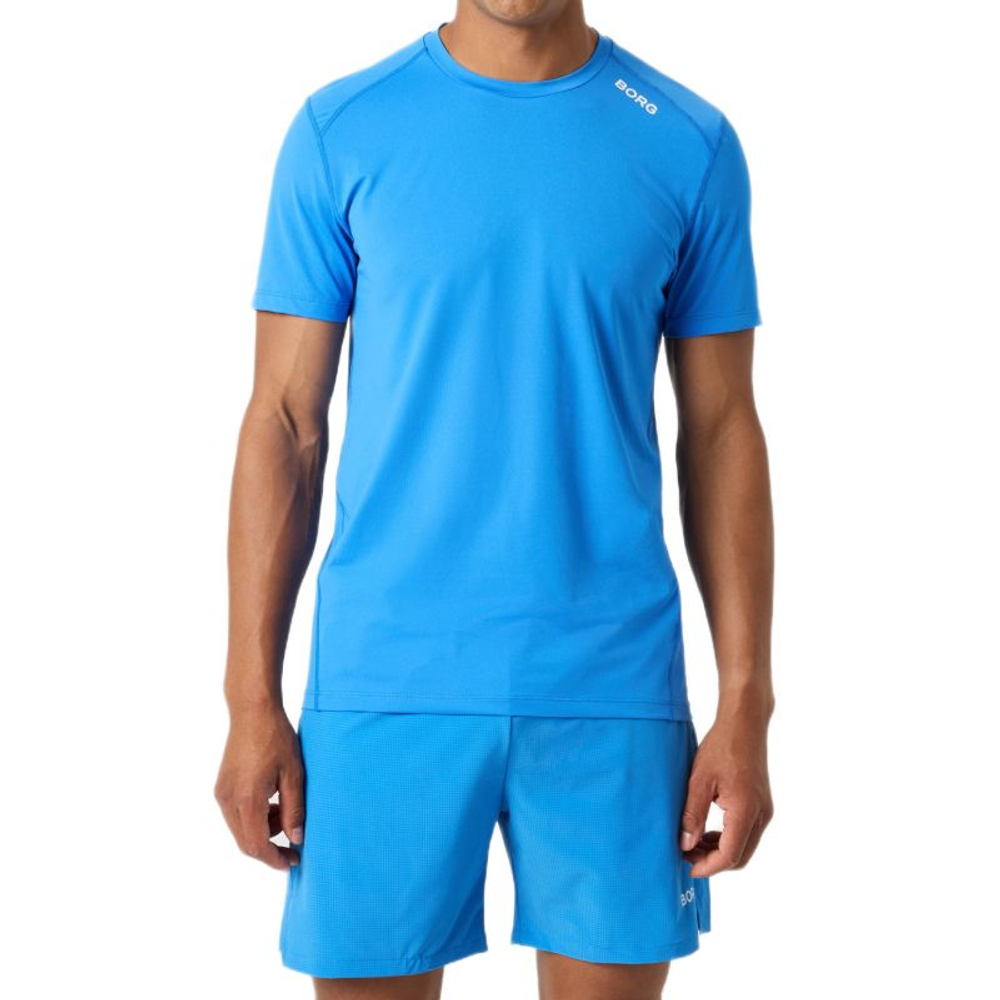 Мужская теннисная футболка Bj_rn Borg Athletic - palace blue