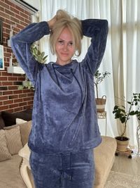 Костюм велюровый "Индиго"