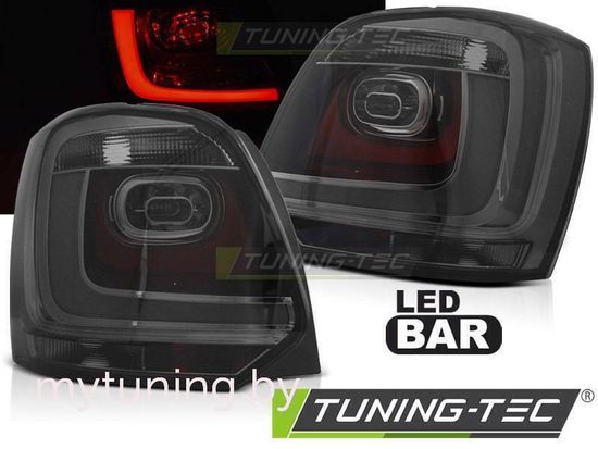 Задние фонари для Volkswagen Polo 6R (09-14) LED темные