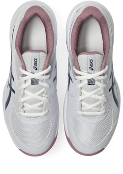 Детские теннисные кроссовки Asics Gel-Game GS Clay/OC - white/independence blue