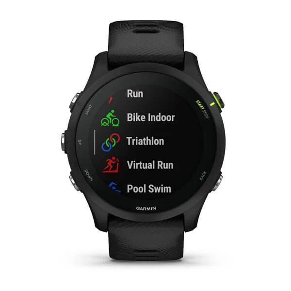 Умные часы Garmin Forerunner 255 Music Wi-Fi, черный (010-02641-30)