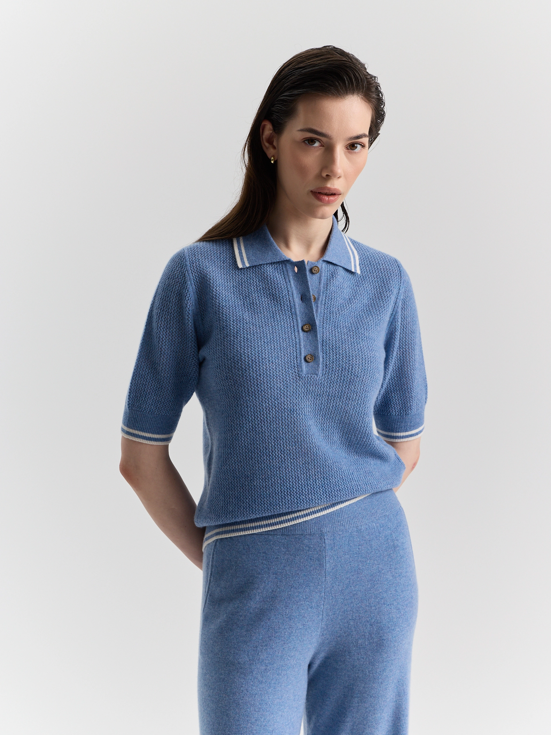 814005 Поло, Denim light