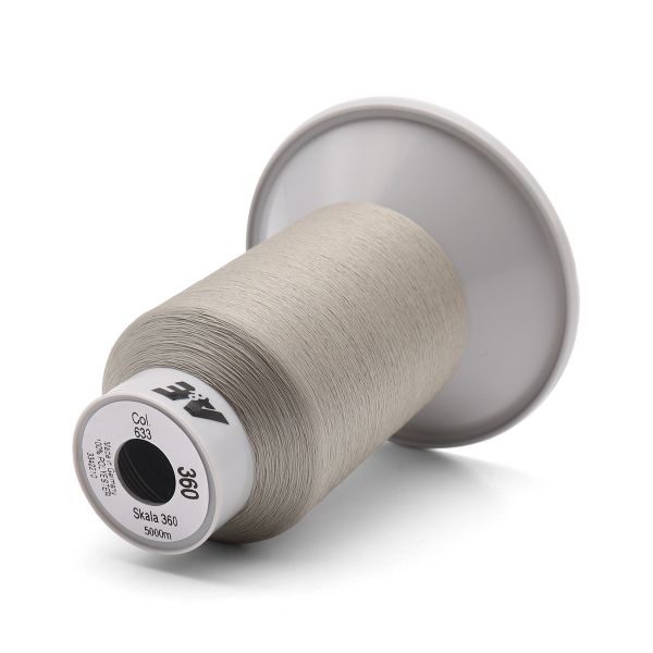 Нитки некрученые Gutermann Skala 360 (5000 метров), 1 кат. | 633 бежево-суровый