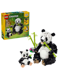 Конструктор Лего Креатор Дикие животные: семья панд — 3в1 | LEGO Creator Wild Animals: Panda Family 31165, 626 дет (7+)