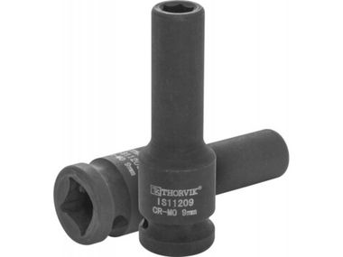 IS11209 Головка торцевая ударная глубокая 1/2"DR, 9 мм