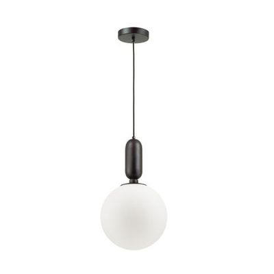 4671/1 PENDANT ODL20 393 черный/белый Подвес E27 1*40W (тип лампы СВЕЧА ) 220V OKIA