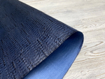 Синяя кожа Crocco Antique Blue текстура