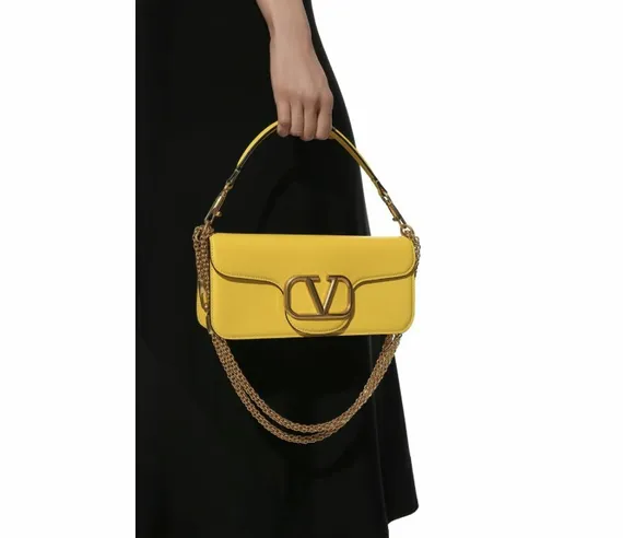 Сумка Valentino Locò желтый