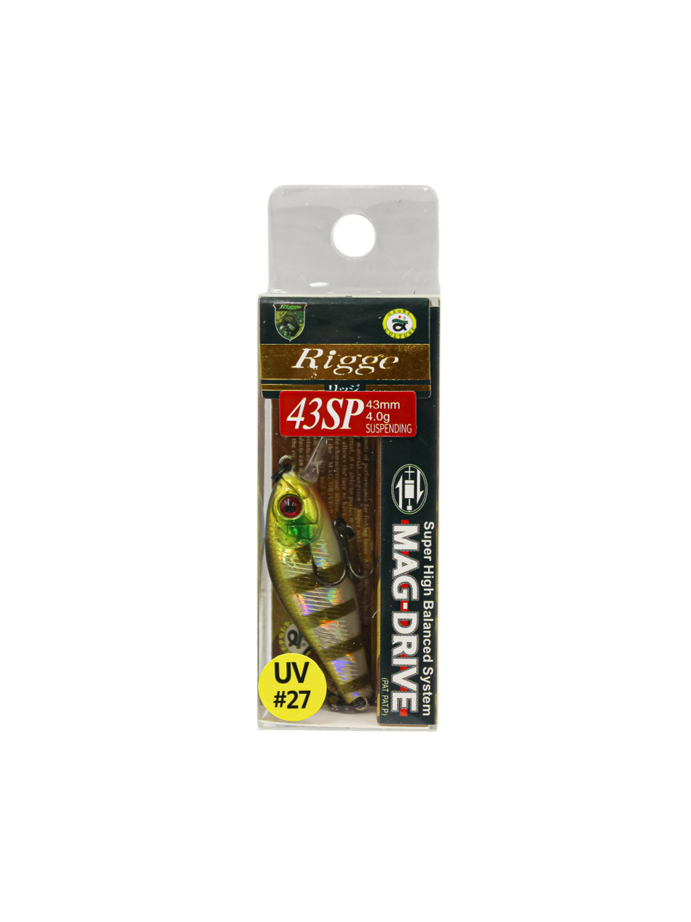Воблер Минноу Rigge 43SP 43 мм 4 г цвет 27 Blue Gill