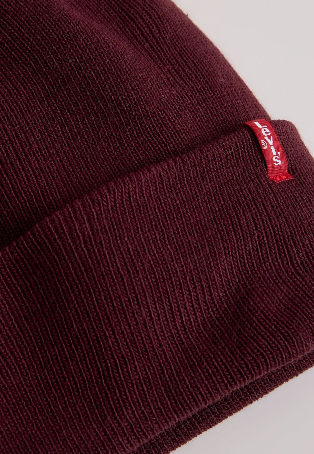 Шапка LEVI'S SLOUCHY RED TAB BEANIE TAWNY PORT