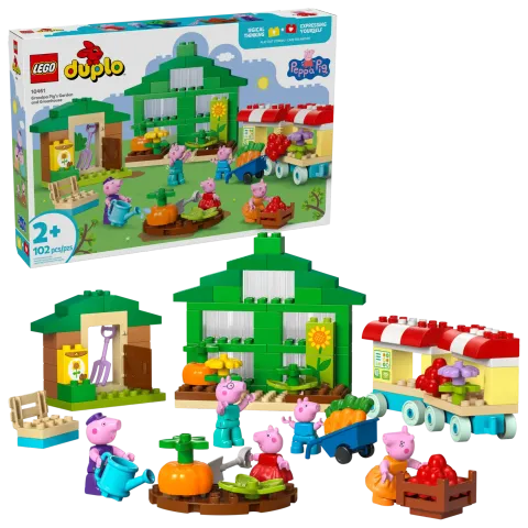Конструктор LEGO Duplo 10461 Peppa Pig Сад и теплица дедушки