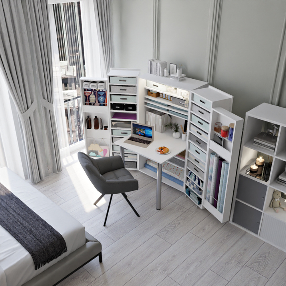 С - W960 ST7 Белый классический