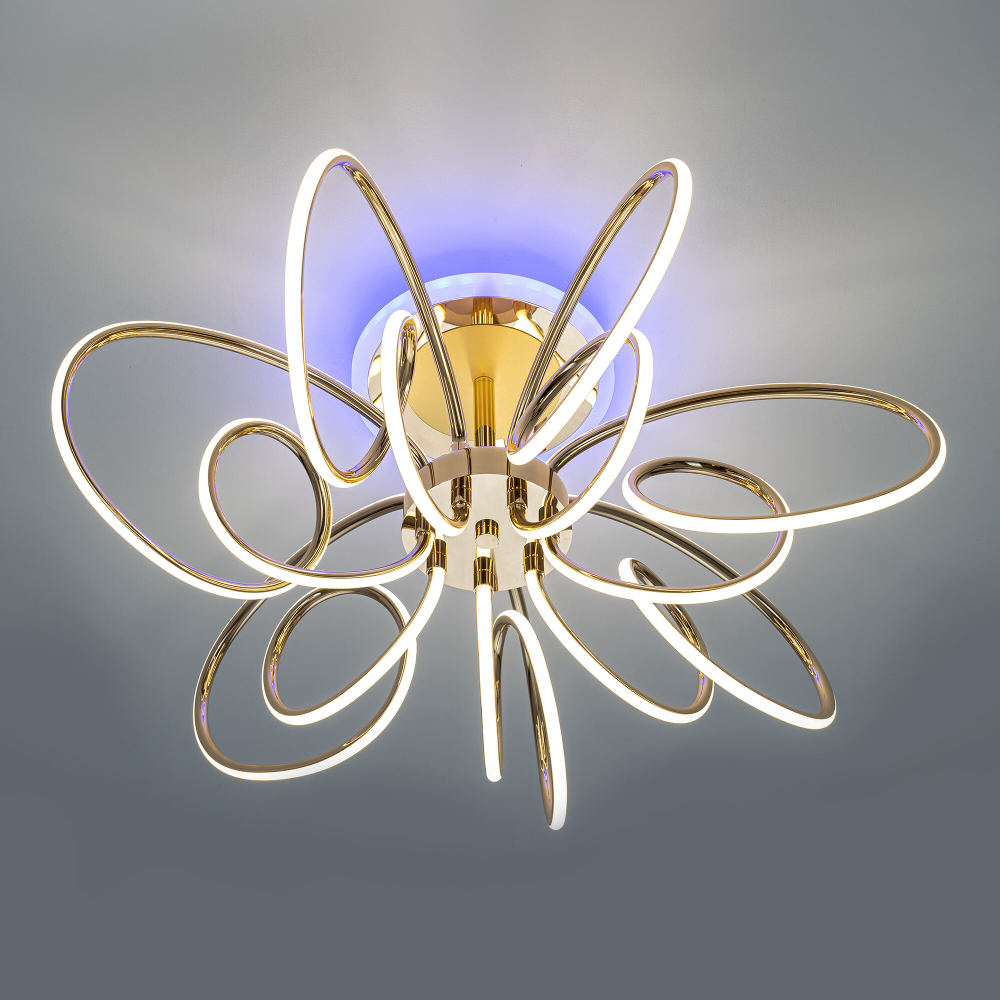 Citilux SALMA SMART CL224A172 RGB LED Умная люстра Золото