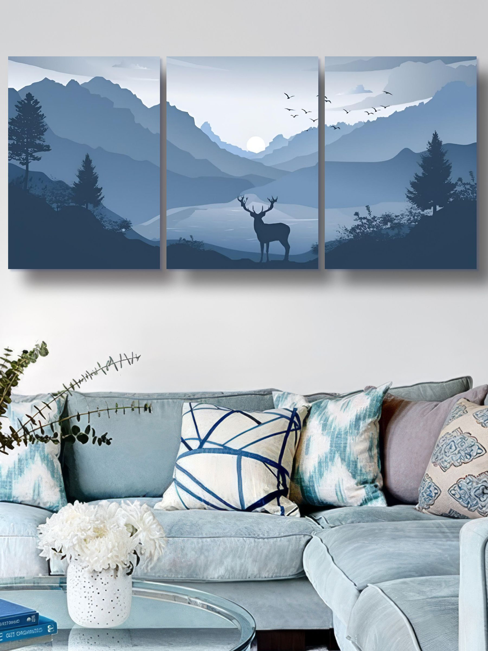 Картина Источник жизни модульная 50x70см 3шт.