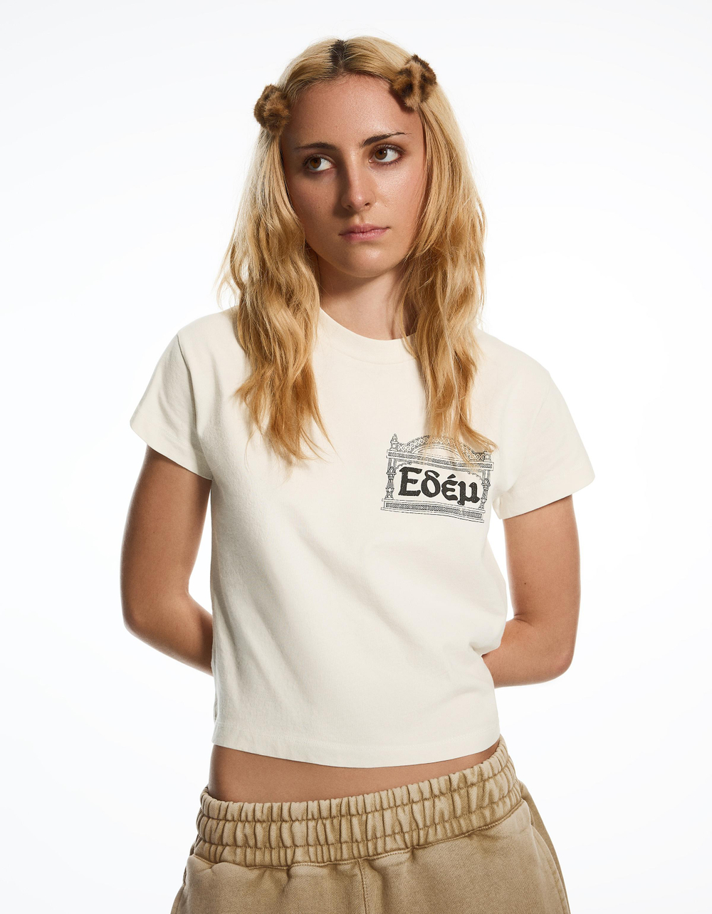 Мужская футболка regular fit ARIES X BERSHKA, арт. 2078/071 - BERSHKA