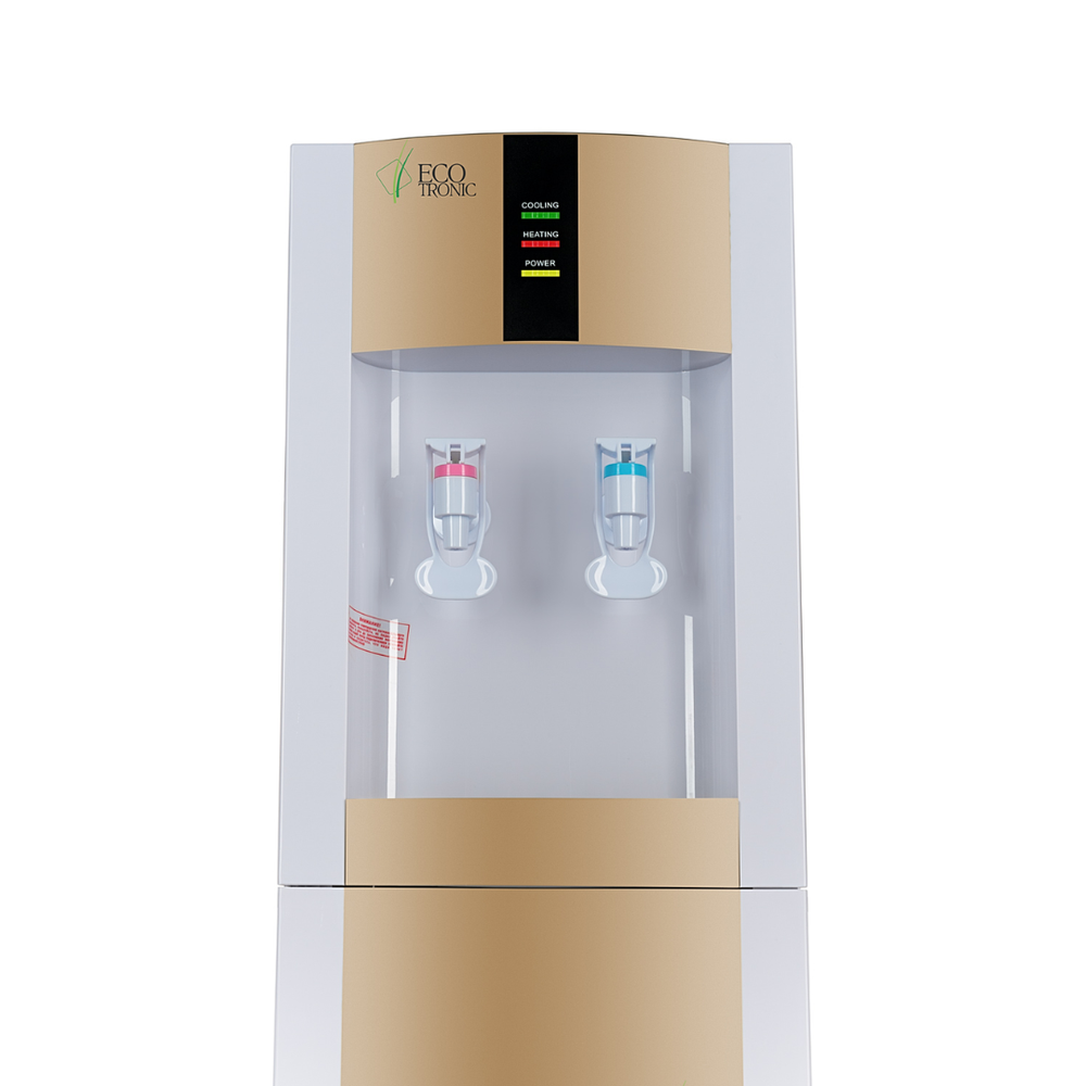 Кулер для воды Ecotronic H1-LCE Gold со шкафчиком