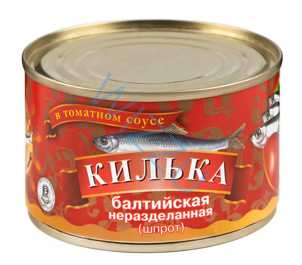 Килька балтийская шпрот ТМ РМ в томатном соусе 250г