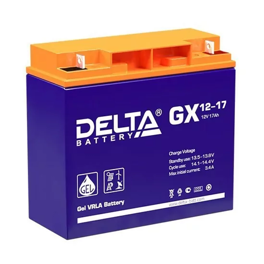 Аккумуляторная батарея Delta GX 12-17