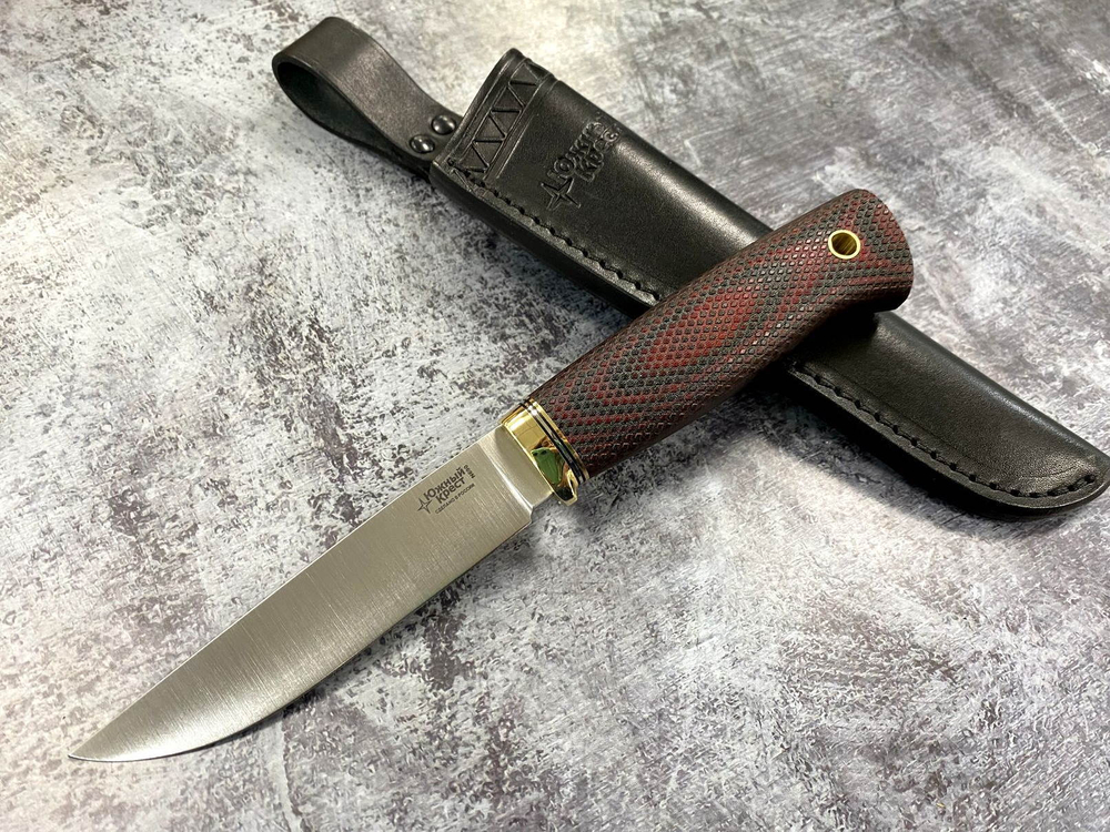Нож Кузьмич Норт Эксперт, N690, микарта, 349.5254