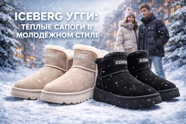 Iceberg угги: тёплые сапоги в молодёжном стиле