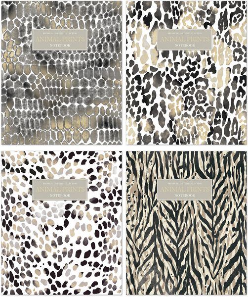 Новая коллекция тетрадей "Animal Prints" - для дерзких и уверенных в себе!